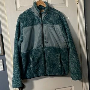 Urban outfitters aqua Sherpa jacket